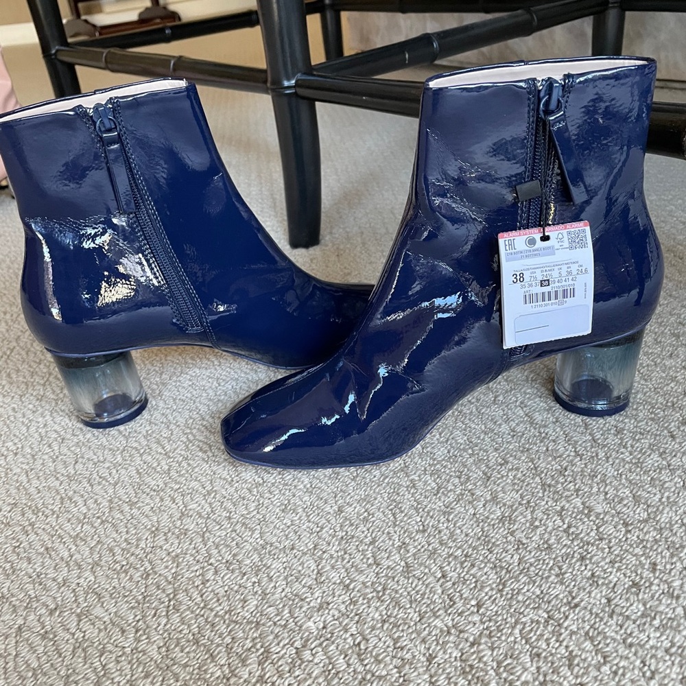 Zara BLUE booties